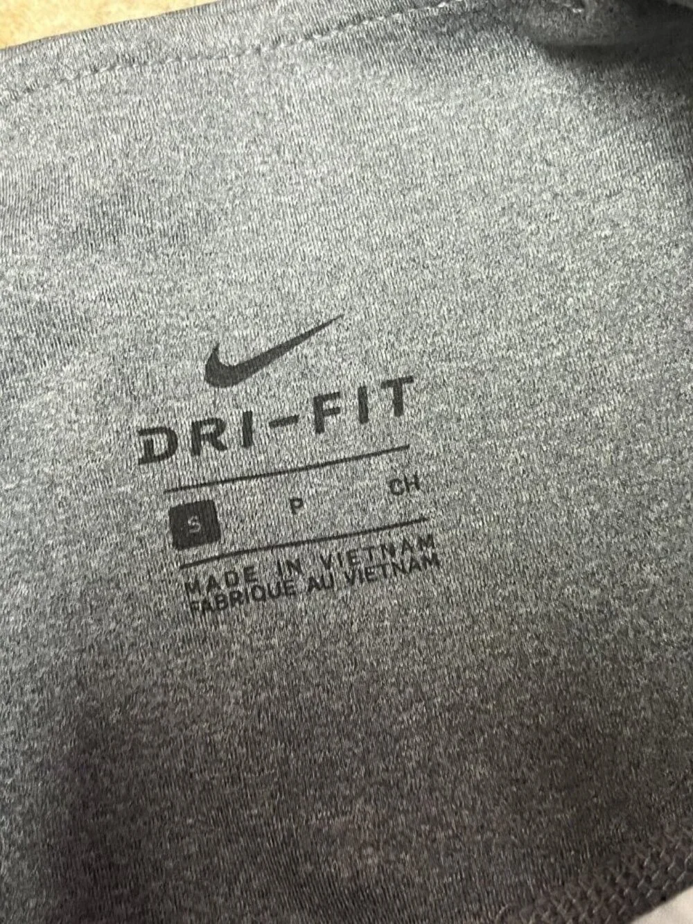 Nike Dri Fit Women’s Mid-Rise Activewear Leggings Gray AJ8827-098 SZ Small U8-31